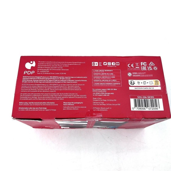 Nintendo Switch PDP REMATCH Zelda GLOW Controller & Travel Case Bundle - Picture 8 of 8